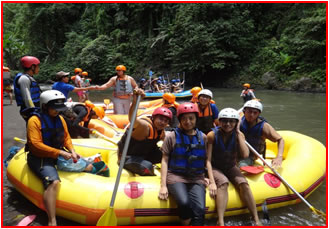 ayung white water rafting bali