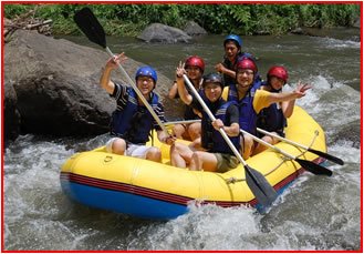 ayung white water rafting bali